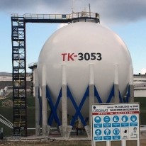 TÜPRAŞ Aliağa Rafinerisi Küresel Tankların Sismik Güçlendirmesi